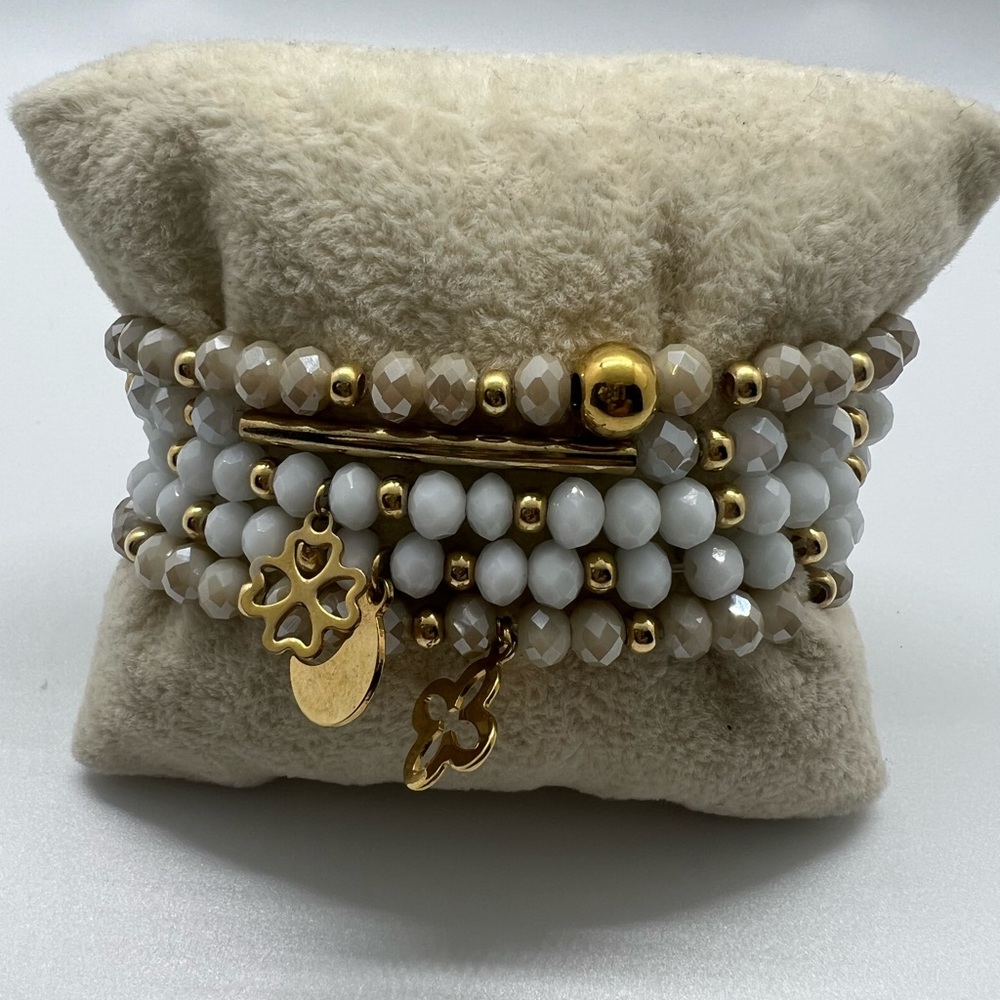 Crystals nude earth colors